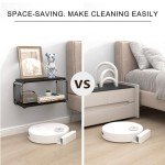 Black Floating Nightstand Shelf for Bedroom