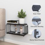 Black Floating Nightstand Shelf for Bedroom