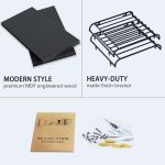 Black Floating Nightstand Shelf for Bedroom