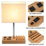 Desk Lamp with USB Ports and Phone Stands
