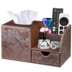 Stylish Nightstand Organizer and Tissue Holder