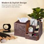 Stylish Nightstand Organizer and Tissue Holder