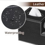 Stylish PU Leather Tissue Box Organizer for Home
