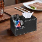 Stylish PU Leather Tissue Box Organizer for Home