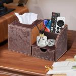 Stylish Nightstand Organizer and Tissue Holder