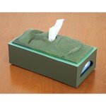 Stone Face Tissue Box Cover - Fun Office Decor