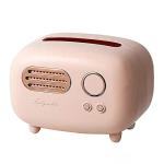 Cute Retro Radio Tissue Box Cover (Pink)