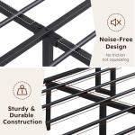 Full Size Bed Frame with Drawers & LED Lights