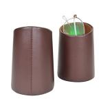 2 Pack PU Leather Eyeglasses Holder Stands