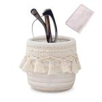 Nightstand Glasses Holder with Cleaning Cloth