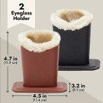 2 Pack Plush Eyeglasses Holder Stands