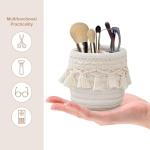 Nightstand Glasses Holder with Cleaning Cloth