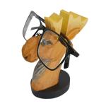 Handmade Wood Animal Eyeglass Holder Stand