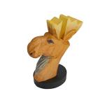 Handmade Wood Animal Eyeglass Holder Stand