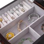 Imseigo Large Jewelry Armoire with Mirror and Hooks