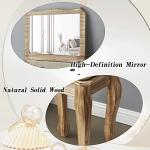 Emfogo Jewelry Armoire with Makeup Mirror & Drawers