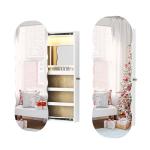 LED Wall-Mounted Jewelry Cabinet and Mirror