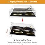 Locking Acrylic Display Tray for Jewelry and Watches