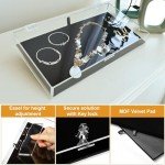 Locking Acrylic Display Tray for Jewelry and Watches