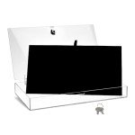 Locking Acrylic Display Tray for Jewelry and Watches