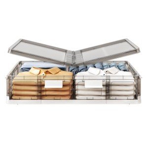 Rolling Under Bed Storage Bins with Lids - 37.8 Qt