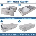 Underbed Storage Bins with Lids and Handles