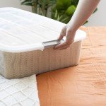 IRIS 50 Qt Under Bed Storage Bin with Lids