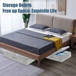 Underbed Storage Bins with Lids and Handles