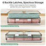 Rolling Under Bed Storage Bins with Lids - 37.8 Qt