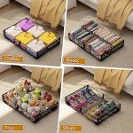 NADAMOO Rolling Under Bed Storage Bins - 2 Pack