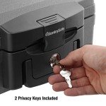 Fireproof Waterproof Lock Box Safe with Handle