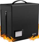 Fireproof CD Case - 400 Capacity Media Organizer