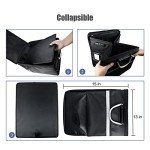 Fireproof Document Box File Organizer Box, Fireproof File Cabinet Box Storage Filing Cabinet Box with Lock, Portable Office Safe Box for Hanging Letter/Legal Folder 16.1 x 12.9 x 11in (Dark Black)
