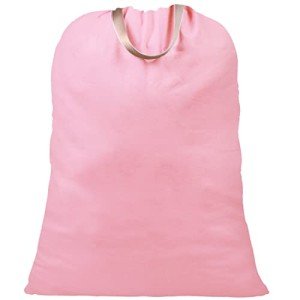 Extra Large Canvas Laundry Bags with Handles - Pink