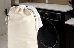 Heavy Duty Cotton Laundry Bags with Drawstring - 2-Pack