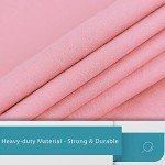 Extra Large Canvas Laundry Bags with Handles - Pink