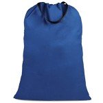 Navy Blue Extra Large Cotton Canvas Laundry Bag
