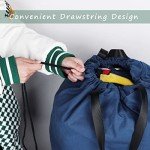 Navy Blue Extra Large Cotton Canvas Laundry Bag