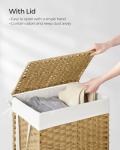 Goose Yellow Laundry Hamper with Lid and Handles