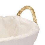 Willow Wicker Laundry Basket with Handles - Brown