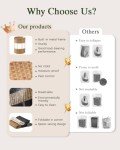 Round Rattan Laundry Hamper with Removable Bags