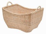 Natural Wicker Laundry Basket by KOUBOO