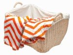 Natural Wicker Laundry Basket by KOUBOO