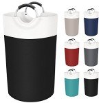 90L Collapsible Laundry Basket with Foam Handles