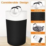 90L Collapsible Laundry Basket with Foam Handles