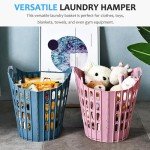 Collapsible 63L Laundry Basket - Pink, 2 Pack