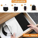 90L Collapsible Laundry Basket with Foam Handles