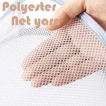 Collapsible Mesh Hanging Laundry Basket for Home