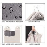 Beige Hanging Laundry Hamper Bag – Heavy Duty Organizer