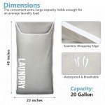 XL Hanging Laundry Hamper Bag for Space Saving